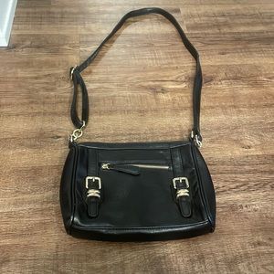 Black shoulder bag